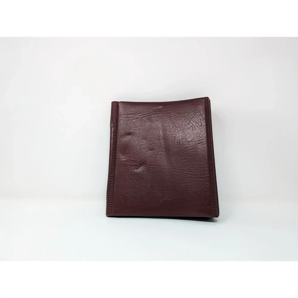 Vintage 90s Burgundy Day Runner Planner Calendar  71872